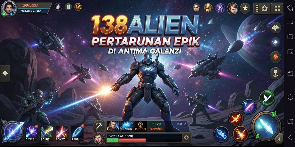 Gameplay seru di 138ALIEN dengan pertarungan alien yang menegangkan.