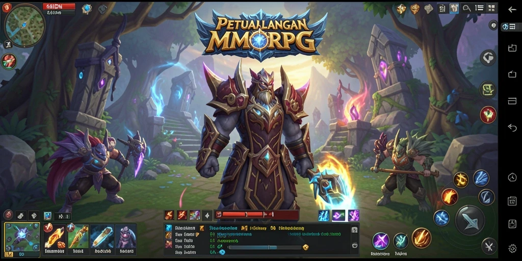 Tampilan gameplay menarik dari 68IDN yang menampilkan aksi seru MMORPG.