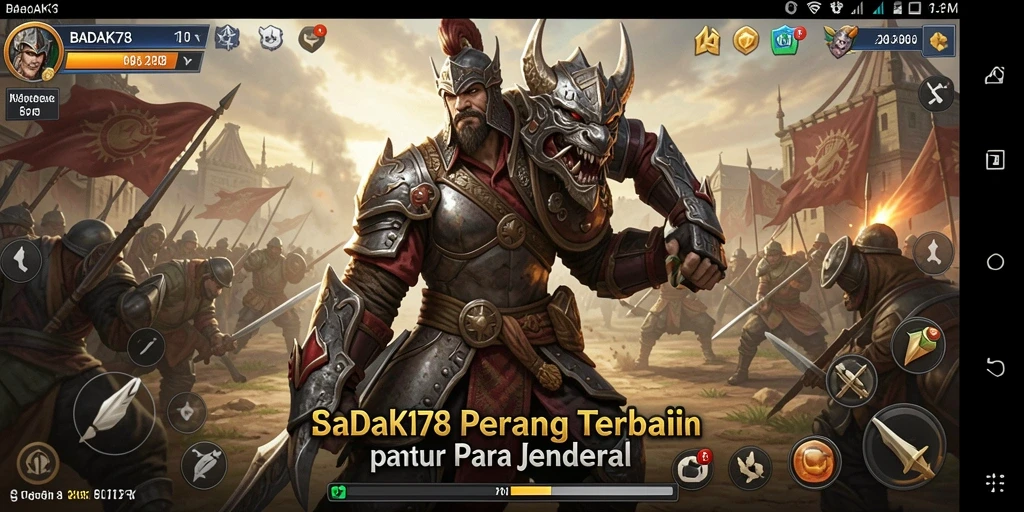 Tampilan seru dan menegangkan dari gameplay BADAK178.