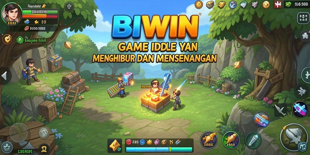 Tangkapan layar dari gameplay BIWIN yang menarik dan interaktif.