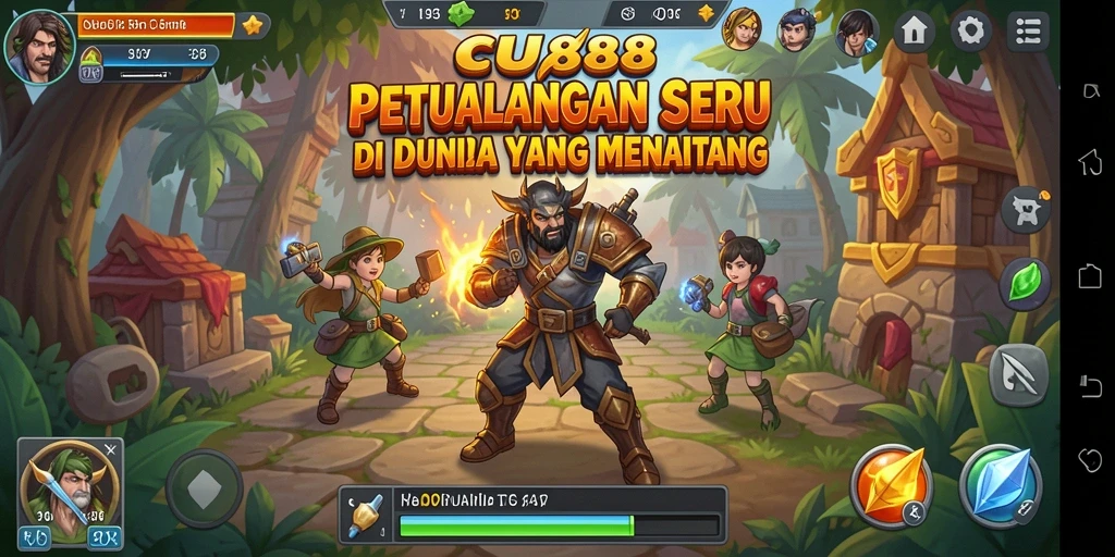 Screenshot gameplay CU888 yang menunjukkan petualangan seru dan eksplorasi mendebarkan.