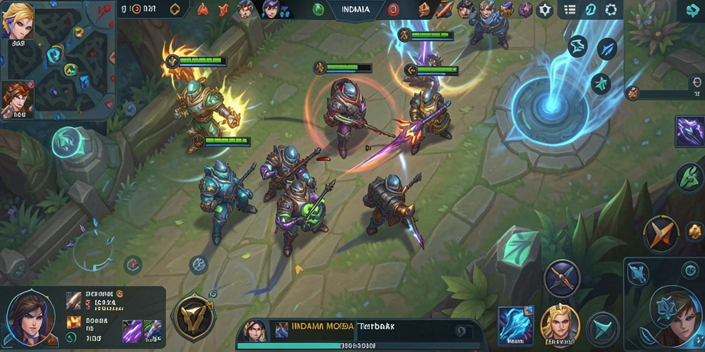 Gameplay seru dan dinamis di INDAAA.