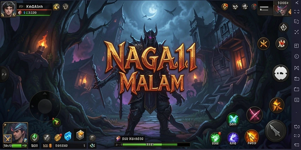 Tangkapan layar gameplay NAGA11 yang menampilkan momen-momen menegangkan.