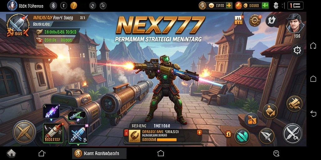 Tampilan gameplay <strong>NEX777</strong> menampilkan aksi strategi yang mendebarkan.