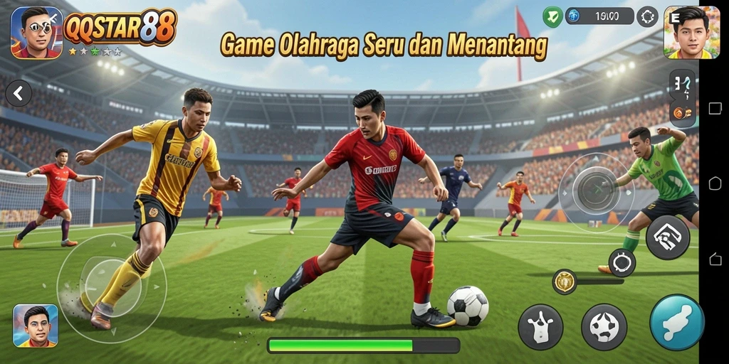 Tangkapan layar utama dari gameplay olahraga yang seru di QQSTAR88.