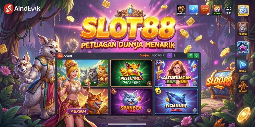 Tampilan gameplay menawan di dalam SLOT88 dengan berbagai tantangan seru.