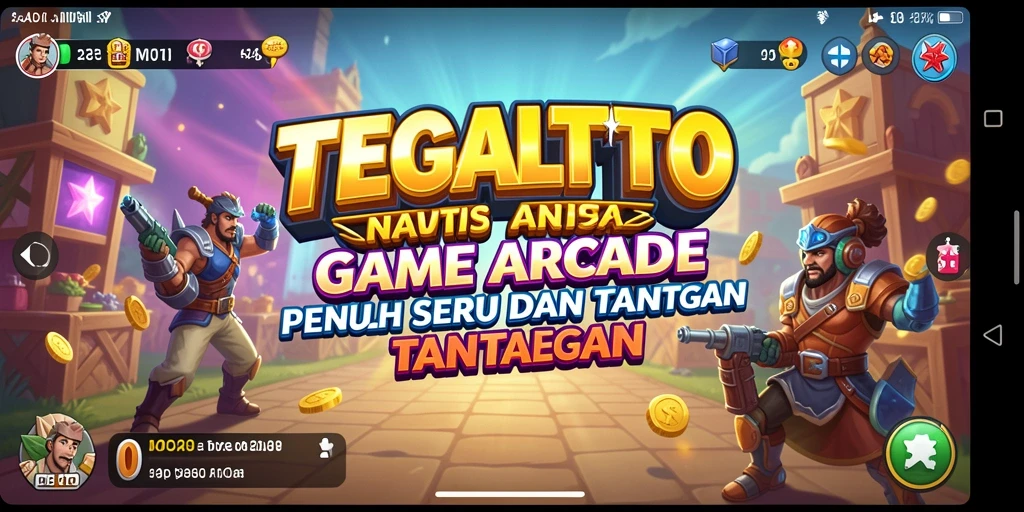Screenshot dari gameplay TEGALTOTO yang menampilkan aksi seru