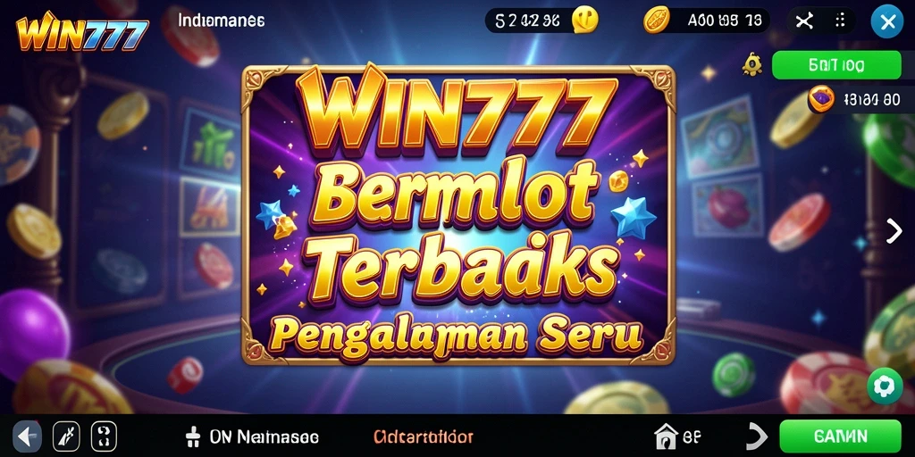 Screenshot gameplay WIN777 menampilkan keseruan dan fitur slot yang menarik.